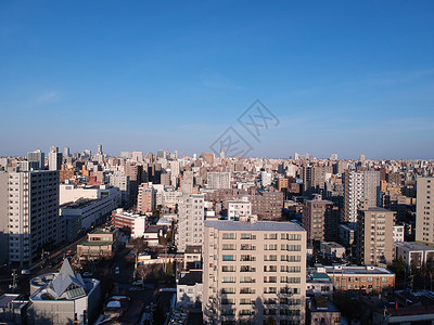 名古屋地标日本北海道札幌城市地标天际线背景