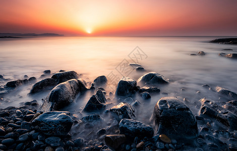 流云祥云大连宁静的海面风光背景