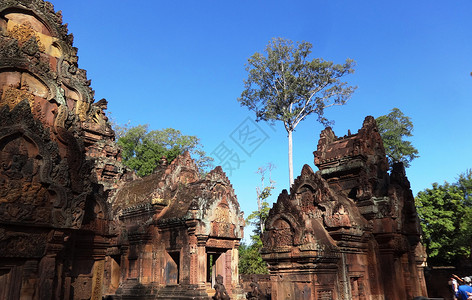 柬埔寨吴哥窟著名景点高清图片素材