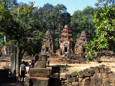 柬埔寨吴哥窟祭神庙东南亚高清图片素材