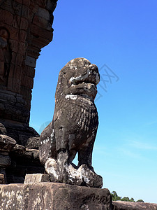 柬埔寨吴哥窟石像历史古迹高清图片素材