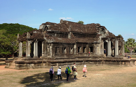 柬埔寨吴哥窟旅游高清图片素材