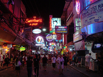 泰国芭堤雅街景高清图片