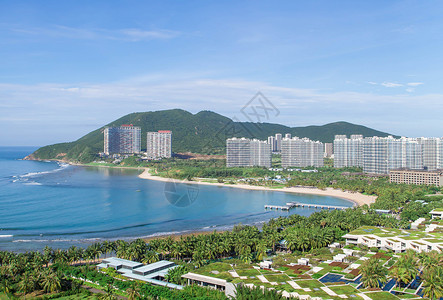 海南三亚亚龙湾美景高清图片