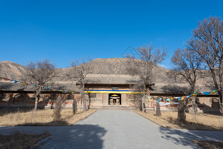 青海瞿昙寺古建筑瞿昙寺高清图片