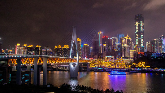 重庆夜景重庆建筑群高清图片