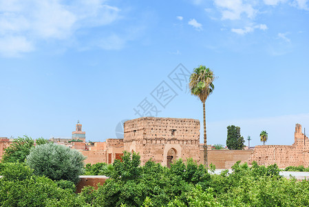 摩洛哥巴迪皇宫高清图片