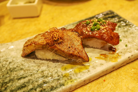 寿司特写美味日式料理特写背景