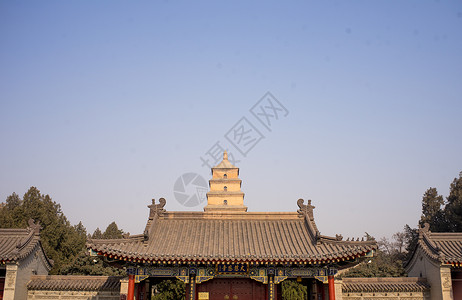 玄奘西安大慈恩寺背景