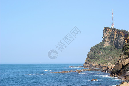 野柳地质公园台湾垦丁海岸背景