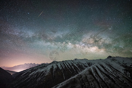 星空银河内蒙古布兰奇高清图片