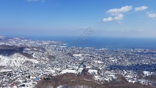 日本北海道小樽天狗山风光图片