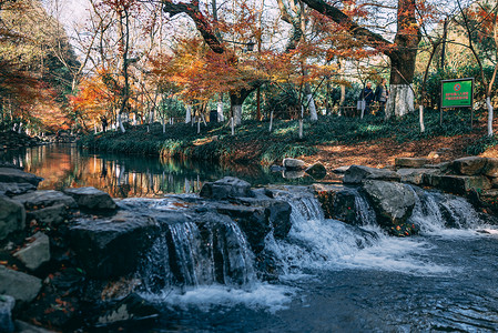 浙江杭州九溪十八涧背景