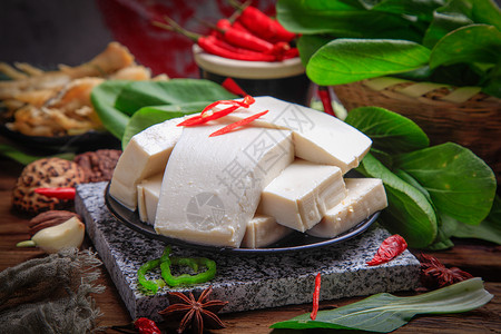 手工豆腐健康高清图片素材