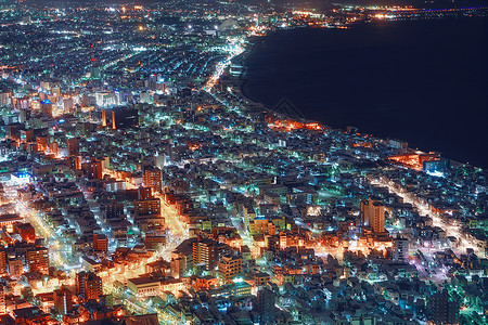 世界三大夜景函馆夜景背景图片