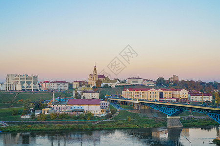 白俄罗斯街景背景图片