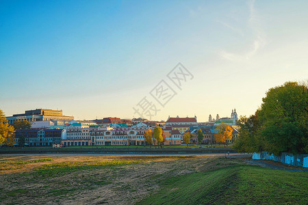 白俄罗斯秋景背景图片