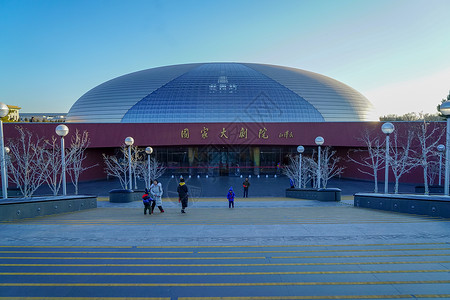 北京国家大剧院背景图片