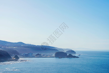 北海道知床半岛自然风光背景图片