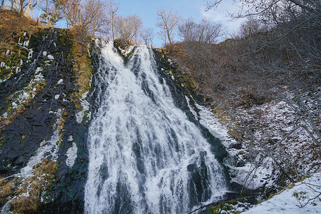 北海道知床瀑布图片