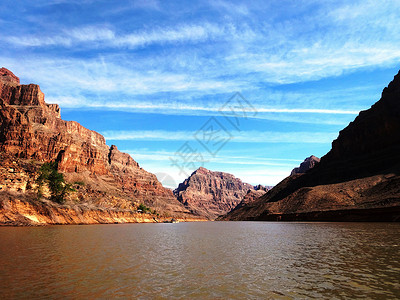 美国西部行科罗拉多河背景图片