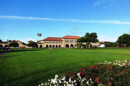 美国西部一个州美国西部行斯坦福大学背景