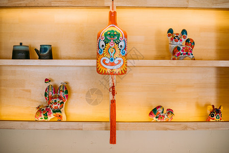 陕北民俗装饰品特色文化高清图片素材