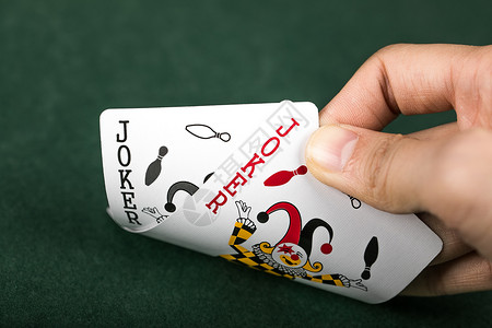 扑克牌大小王扑克背景高清图片素材