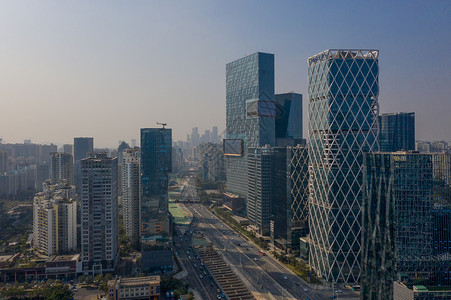 生命科技园深圳南山区腾讯科技大楼背景