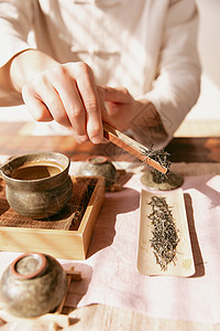中国茶道背景图片