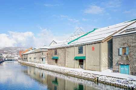 北海道小樽运河高清图片