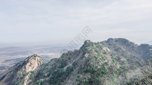 鞍山站鞍山千山自然风光背景