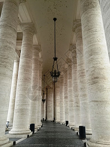 梵蒂冈圣彼得广场柱廊图片