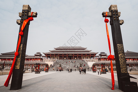 浙江横店秦皇宫景区高清图片