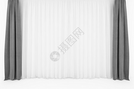 木纹窗户现代风窗帘设计图片