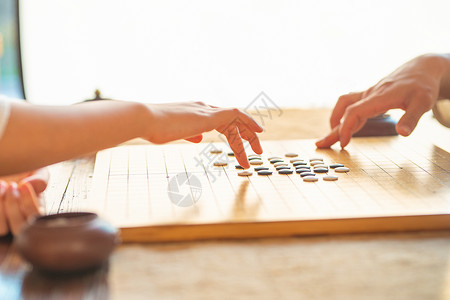 五子棋棋盘下围棋背景