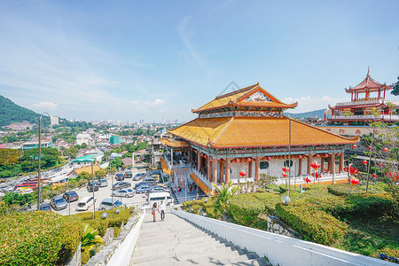 槟城极乐寺佛教建筑高清图片素材