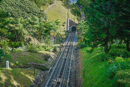 槟城山上山索道背景图片