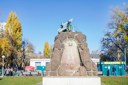 乌克兰基辅城市雕塑东欧高清图片素材