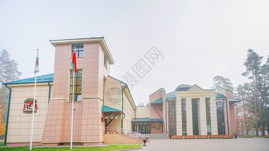 白俄罗斯别洛韦日大森林博物馆背景图片