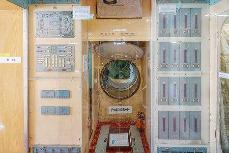 太空飞船舱内部背景图片