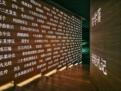 汉阳铁厂武汉洋务运动博物馆里的文艺长廊背景