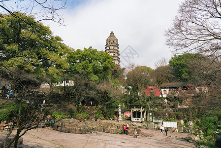 苏州虎丘素材苏州虎丘风光背景