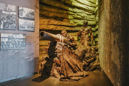 大沽口炮台遗址博物馆内部高清图片