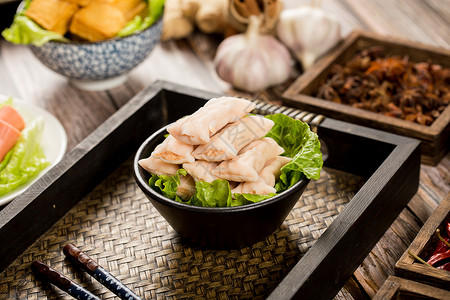 火锅配菜食材虾味饺背景