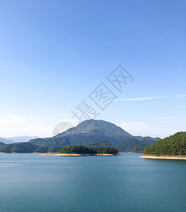 浙江千岛湖风景区背景图片