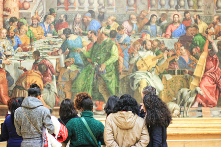 法国皇宫法国巴黎卢浮宫油画背景