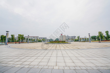 湘潭火车站站前广场背景图片