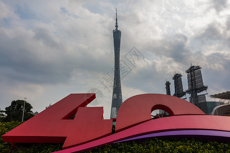 广州塔城市建筑高清图片素材