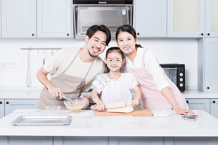 家庭烘焙儿童高清图片素材